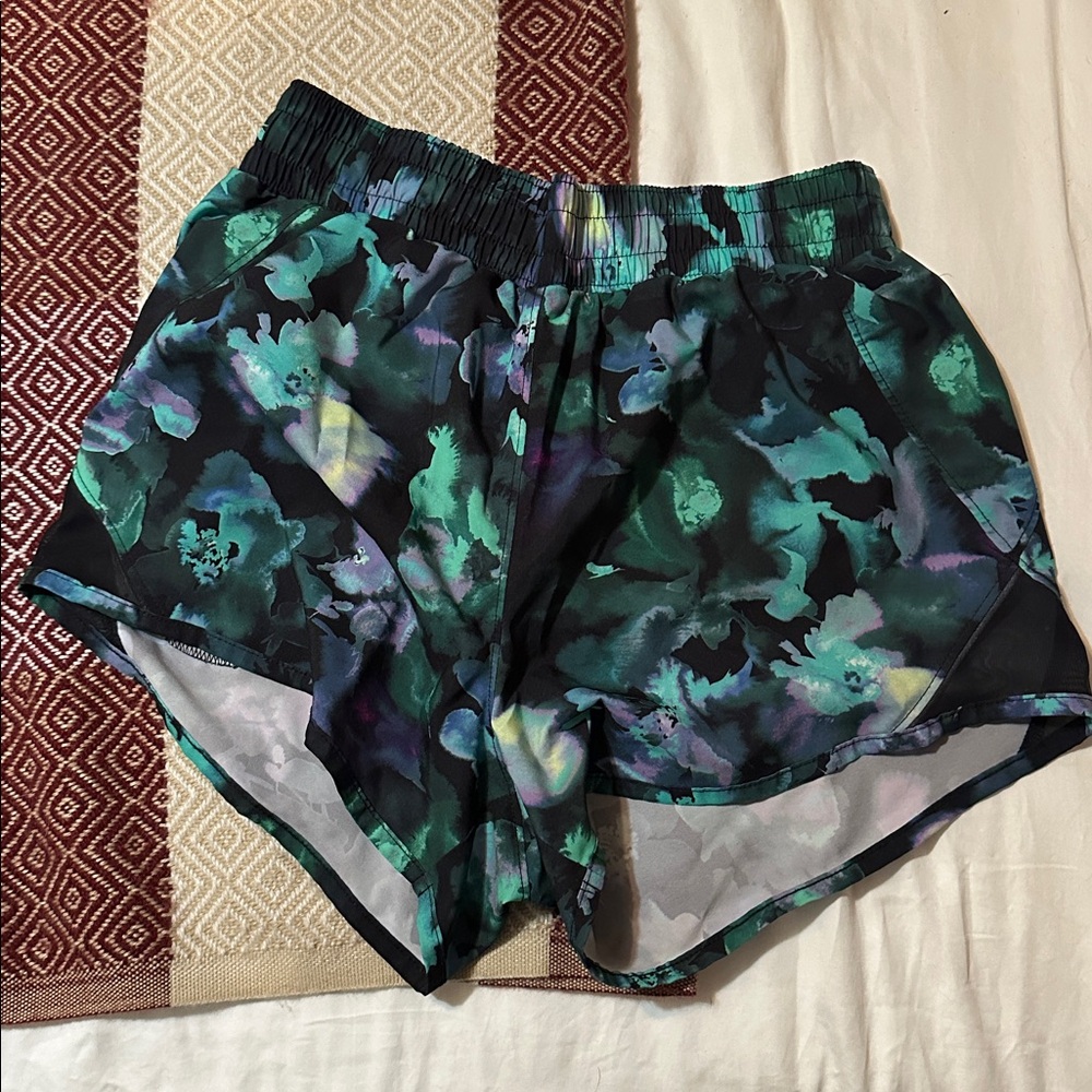 All in Motion Teal and Black Active Shorts